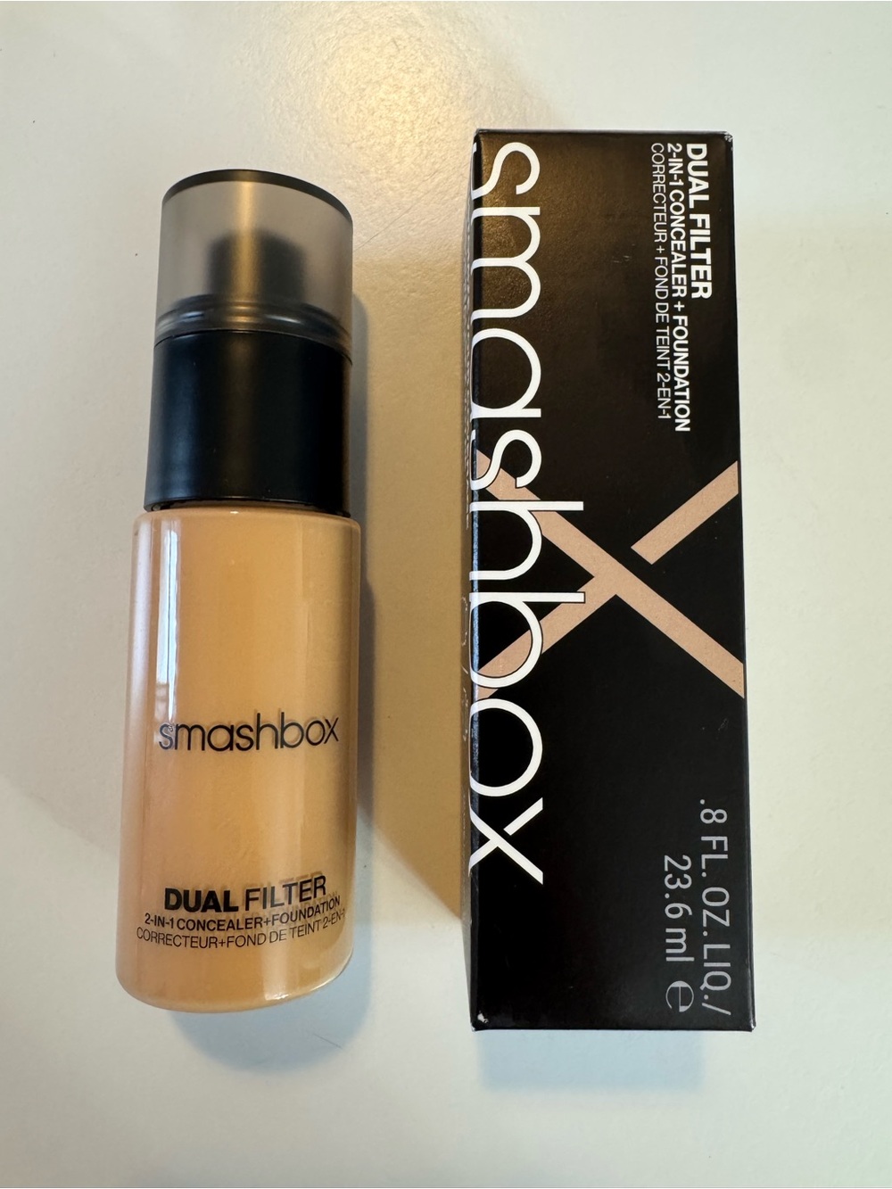 Brand New NIB Smashbox Dual Filter 2 in 1 Concealer & Foundation Light Neutral